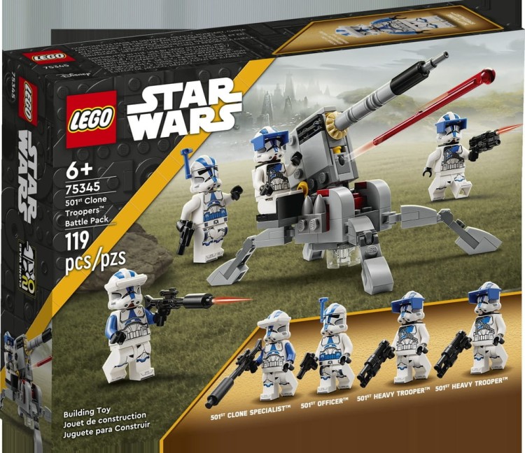 LEGO Star Wars 75345 Zestaw bitewny żołnierze-klony z 501. legionu