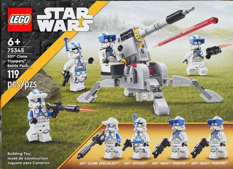 LEGO Star Wars 75345 Zestaw bitewny żołnierze-klony z 501. legionu