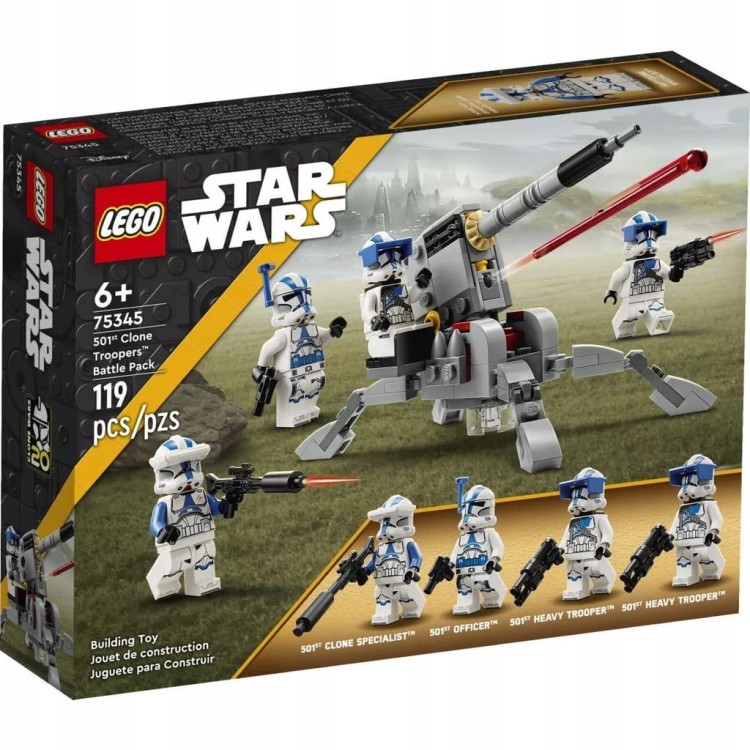 LEGO Star Wars 75345 Zestaw bitewny żołnierze-klony z 501. legionu