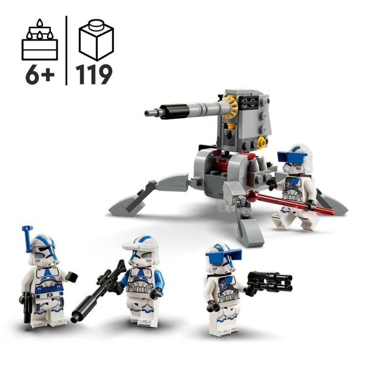 LEGO Star Wars 75345 Zestaw bitewny żołnierze-klony z 501. legionu
