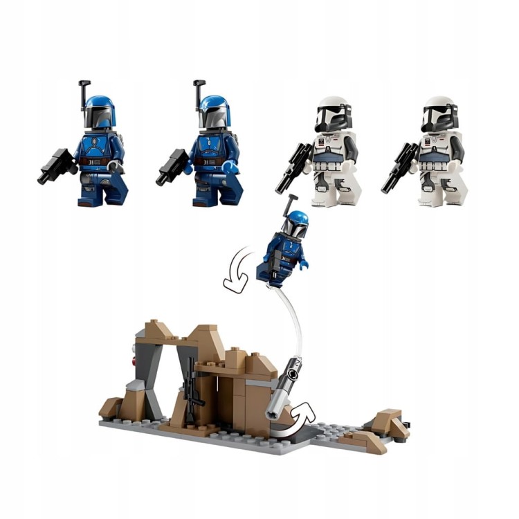 LEGO Star Wars 75373 Pakiet bitewny Mandalorian Ambush 75373 Star Wars