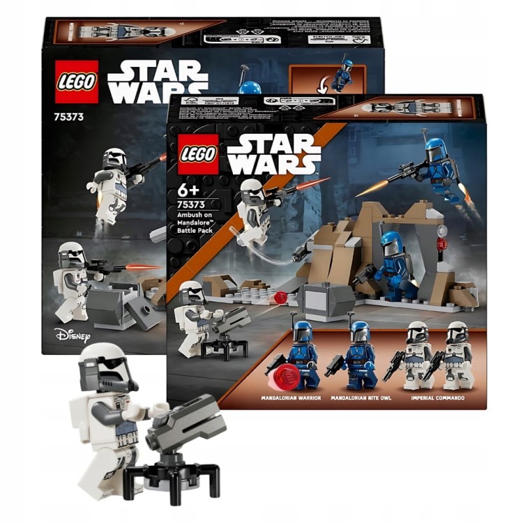 LEGO Star Wars 75373 Pakiet bitewny Mandalorian Ambush 75373 Star Wars