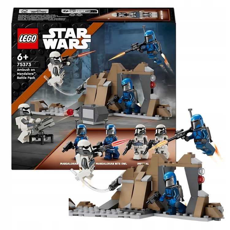 LEGO Star Wars 75373 Pakiet bitewny Mandalorian Ambush 75373 Star Wars