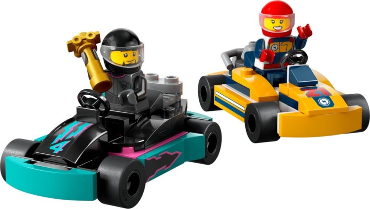 LEGO City 60400 Gokarty i kierowcy wyścigowi