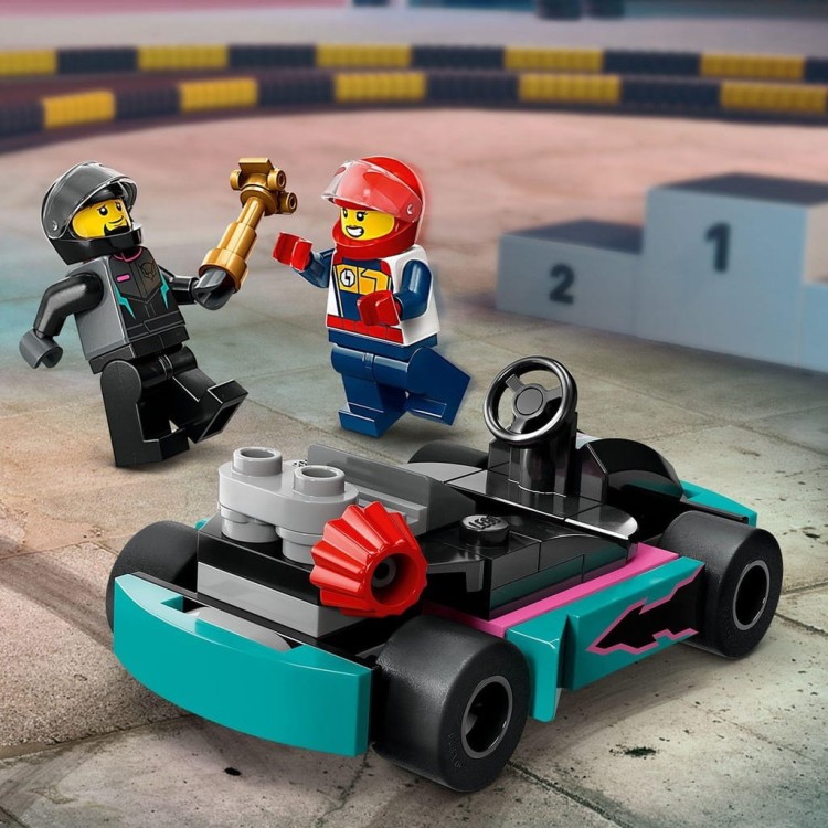 LEGO City 60400 Gokarty i kierowcy wyścigowi