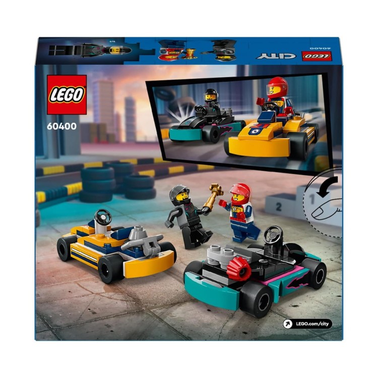 LEGO City 60400 Gokarty i kierowcy wyścigowi