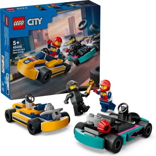 LEGO City 60400 Gokarty i kierowcy wyścigowi