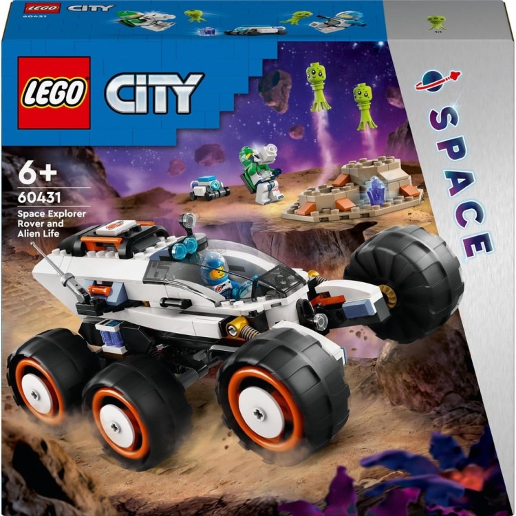 LEGO City 60431 Kosmiczny łazik i badanie życia w kosmosie