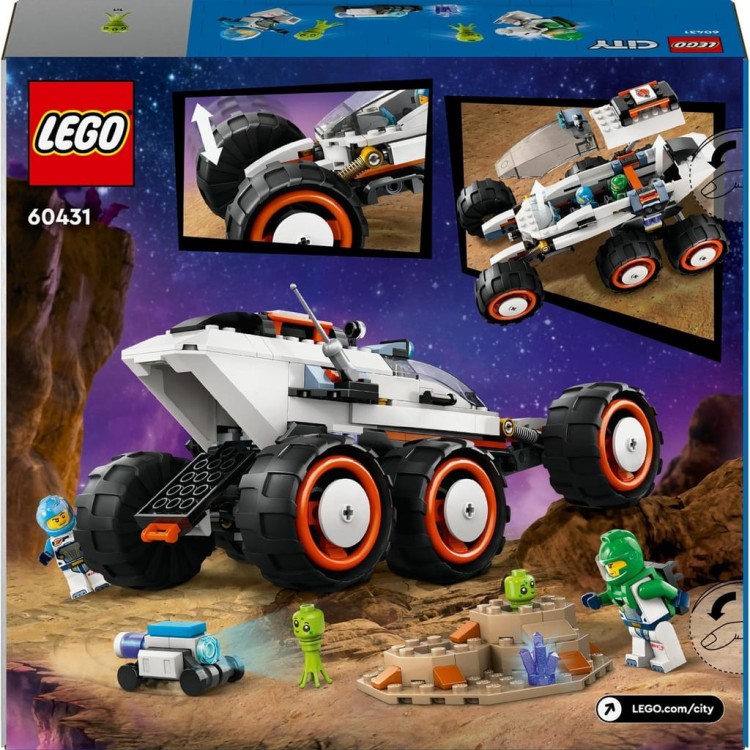 LEGO City 60431 Kosmiczny łazik i badanie życia w kosmosie