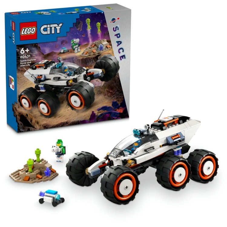 LEGO City 60431 Kosmiczny łazik i badanie życia w kosmosie
