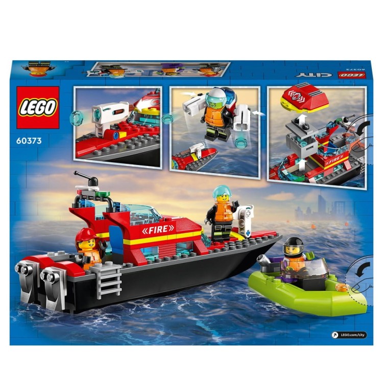 LEGO City 60373 Łódź strażacka