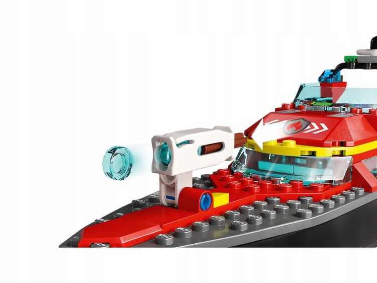 LEGO City 60373 Łódź strażacka