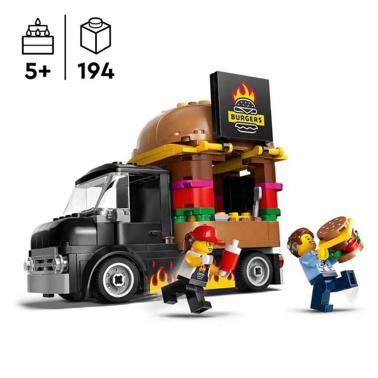 LEGO City 60404 Ciężarówka z hamburgerami