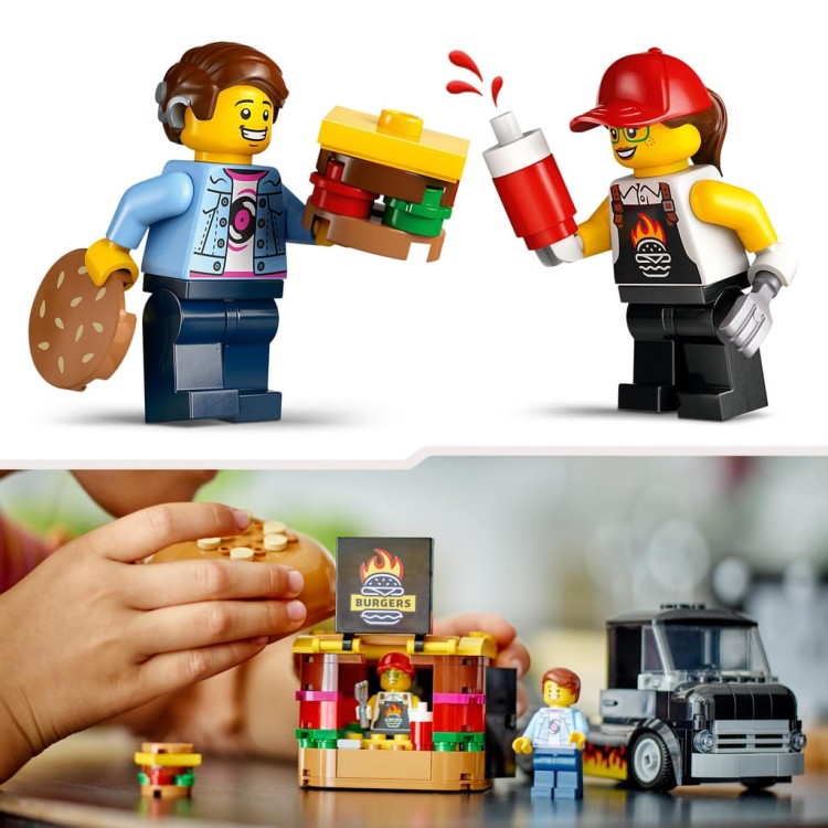 LEGO City 60404 Ciężarówka z hamburgerami