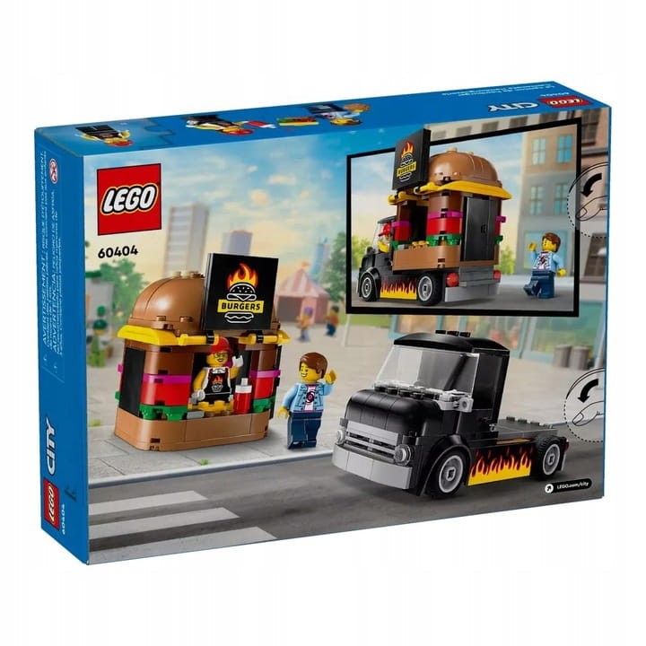 LEGO City 60404 Ciężarówka z hamburgerami