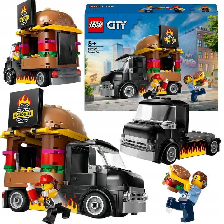 LEGO City 60404 Ciężarówka z hamburgerami