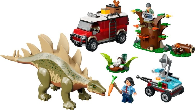 LEGO Jurassic World Dinomisje i odkrycie Stegozaura 76965