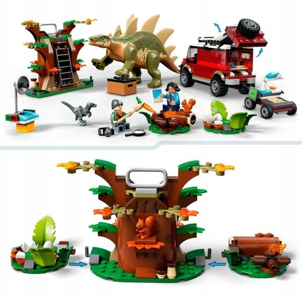 LEGO Jurassic World Dinomisje i odkrycie Stegozaura 76965