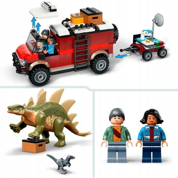 LEGO Jurassic World Dinomisje i odkrycie Stegozaura 76965
