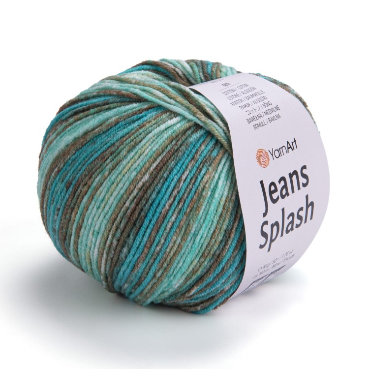 JEANS_SPLASH_961 włóczki z bawełną od yarnart