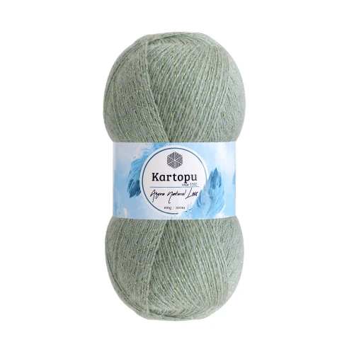 427 szałwia kartopu angora natural lux włoczka z metaliczną nitką.webp
