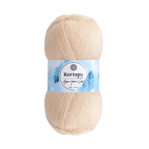745 ciemny krem kartopu angora natural lux włoczka z metaliczną nitką.webp