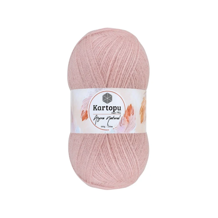 776 pudrowy róż kartopu angora natural wydajna włóczka.webp