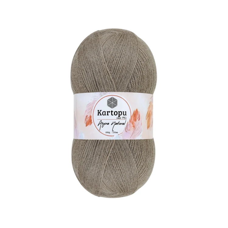 889 jasny brąz kartopu angora natural wydajna włóczka.webp