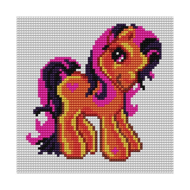 kanwa z nadrukie kucyk pony.jpg