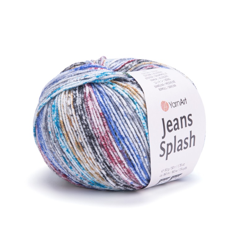 Yarnart-jeans-splash-941-cieniowana włóczka z przetarciami