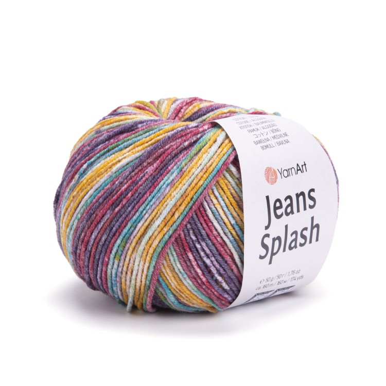 jeans splash włóczka na sweterki