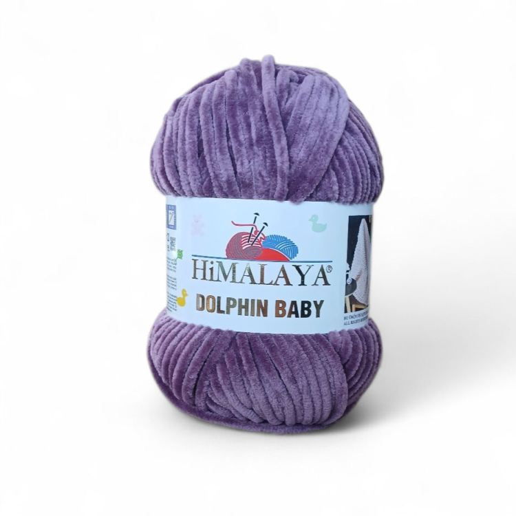włóczka  szenilinowa do amigurimi maskotek zabawek himalaya dolphin baby