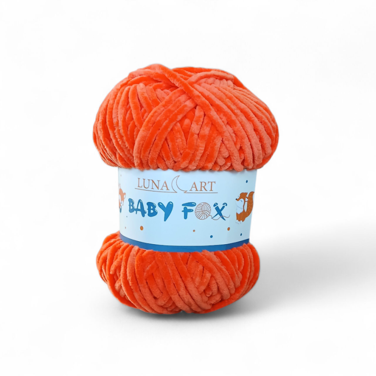 włóczka szenilinowa na zabawki i kocyki baby fox luna art 89