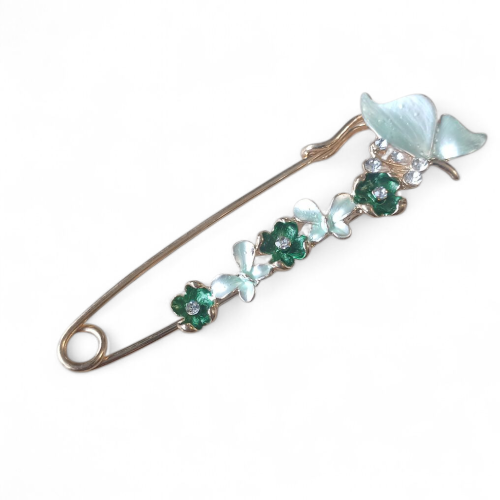 Zapięcie duża agrafka ozdobna broszka