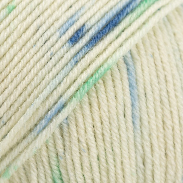 Drops Baby Merino Print 102 Sailer song miękka włóczka na czapkę
