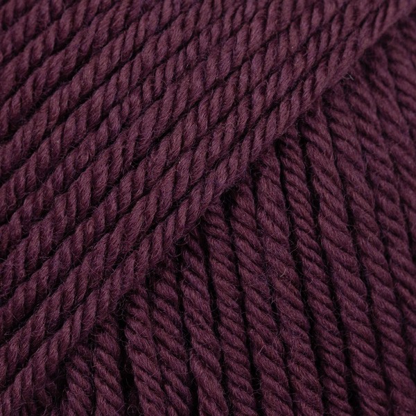 włóczka z wełną merino 100% merynos ciemny fiolet drops daisy