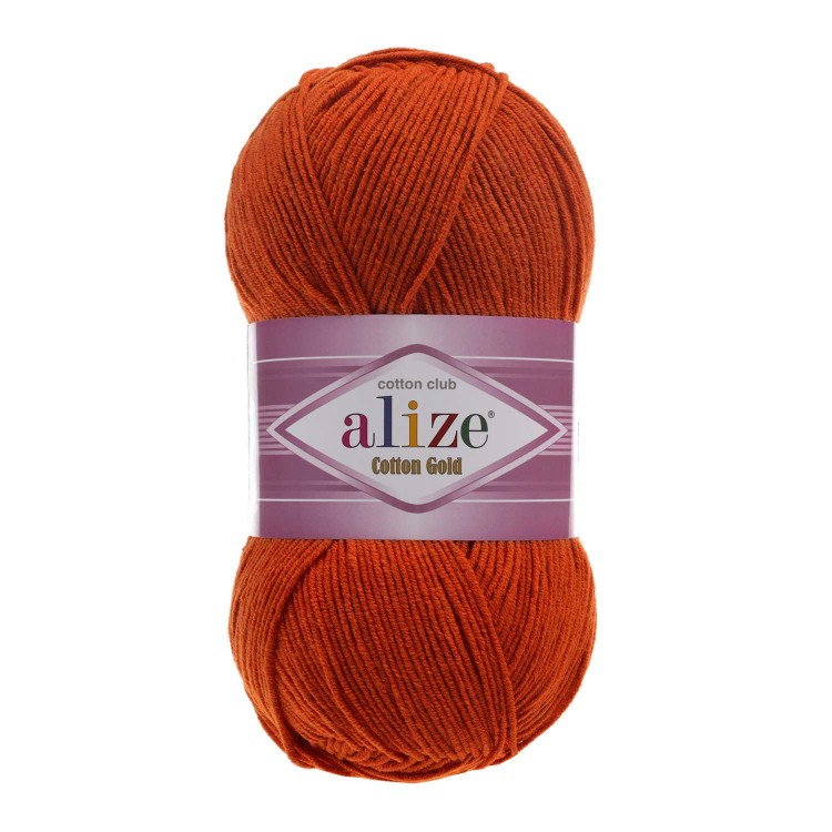 Cotton Gold 36 Rudy- Alize -uniwersalna włóczka