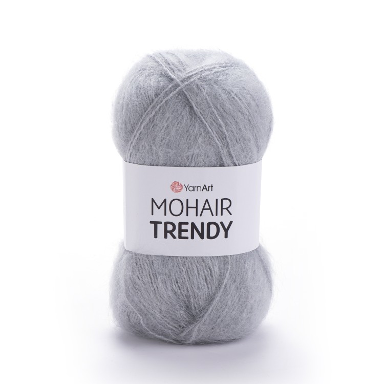 YARNART_MOHAIR_TRENDY_113 jasny szary popiel