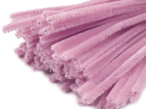 pluszowe druciki kreatywne jasny fiolet lila