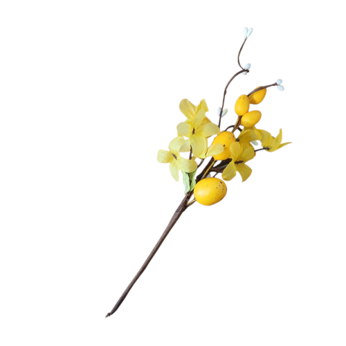 wielkanocna gałązka z forsycją