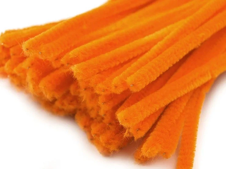 druciki kreatywne pluszowe pomarańcz.webp