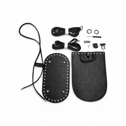 zestaw do stworzenia plecaka na szydełku