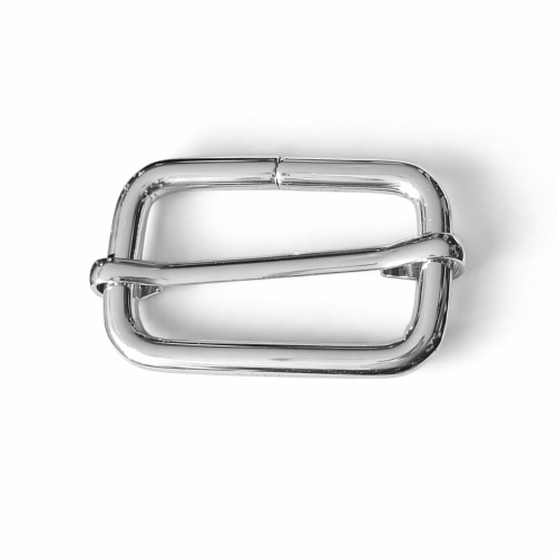 regulator do paska metalowy srebrny