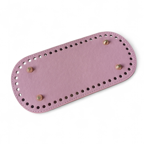 dno do torby z nóżkami jasny róż