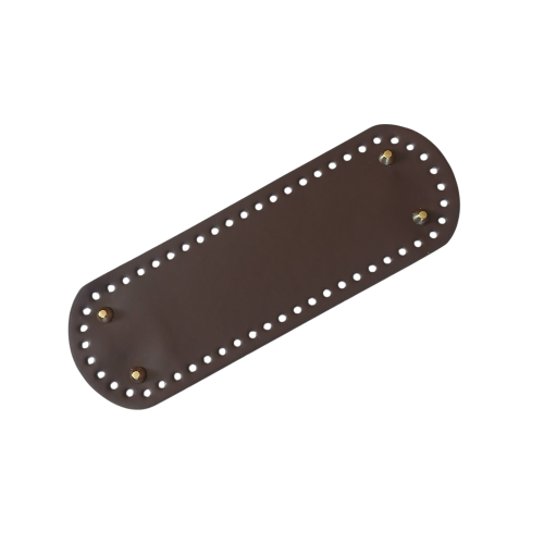 dno do torby z nóżkami czekoladowy brąz