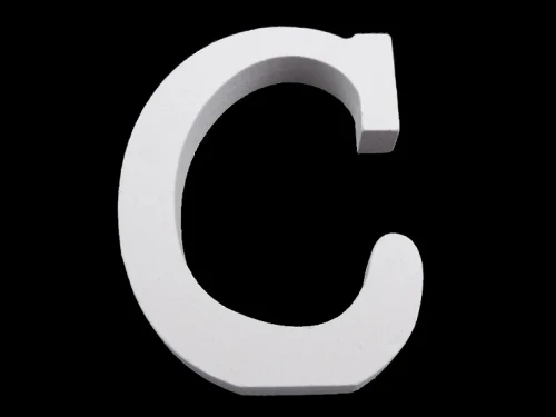 drewniane litery C