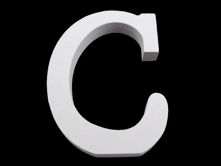 drewniane litery C