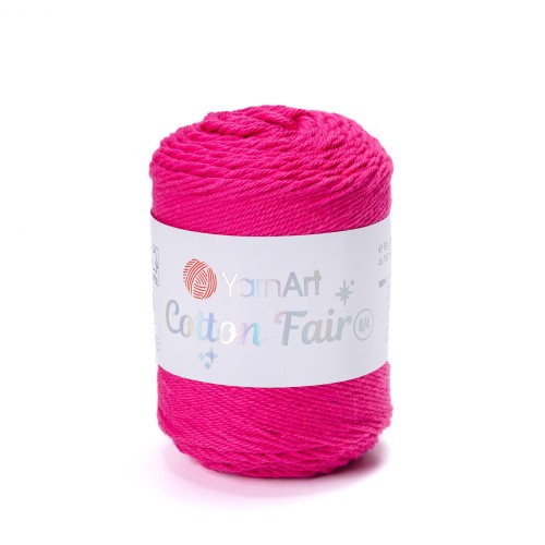 YARNART_COTTON-FAIR_8-4_5540 - kolor różowy fuksja megenta