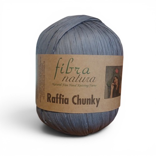 raffia chunky naturalna rafia szara na torebki i kapelusze