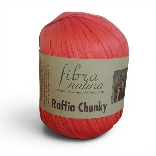 raffia chunky kolor koralowy rafia na torebki i kapelusze